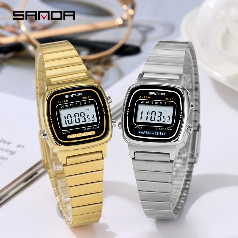 SANDA 6053 Electronic Watch Fa - Women Fashion Zone ulasan dan harga