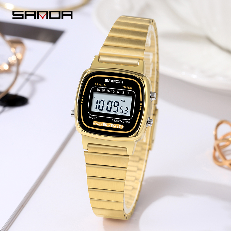 SANDA 6053 Electronic Watch Fa - Women Fashion Zone ulasan dan harga
