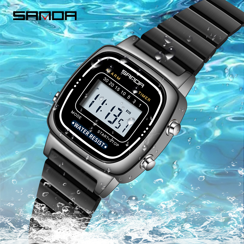SANDA 6053 Electronic Watch Fa - Women Fashion Zone ulasan dan harga