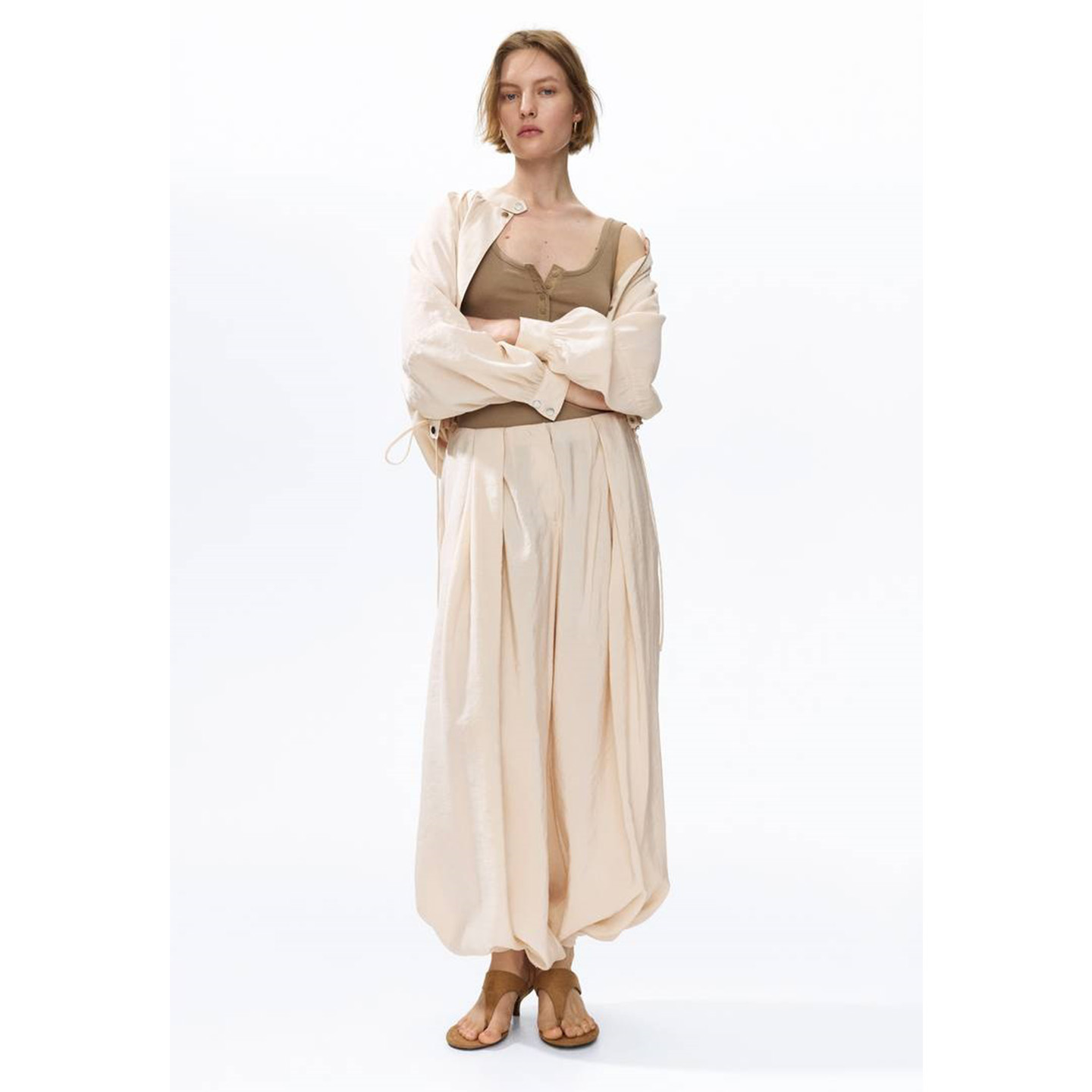 Chinese Style Stand Collar Lon - Women'S Fashion Long Coat ulasan dan harga