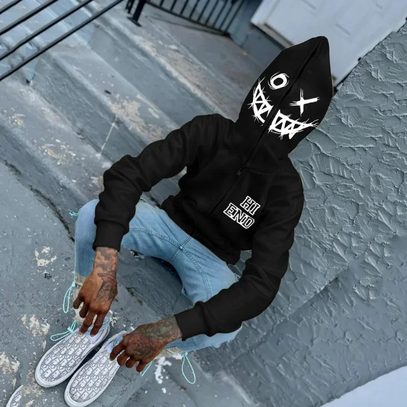 Women Men Y2K Fashion Hoodie L - Women'S Fashion Zip Up Hoodies ulasan dan harga