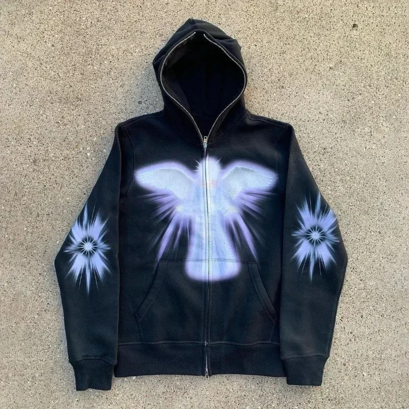 Women Men Y2K Fashion Hoodie L - Women'S Fashion Zip Up Hoodies ulasan dan harga