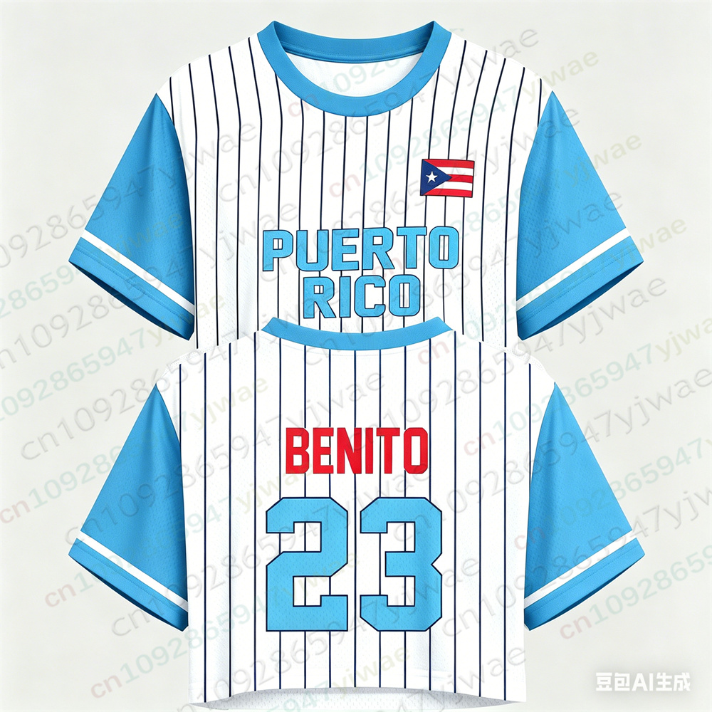 Puerto Rico Crop Top Jersey Pu - Women'S Fashion Rugby Top ulasan dan harga
