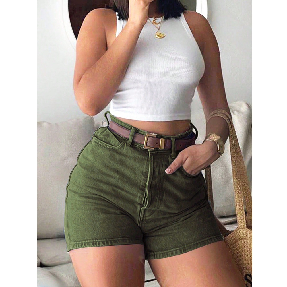 Women Summer Denim Shorts High - Women'S Fashion Trousers ulasan dan harga