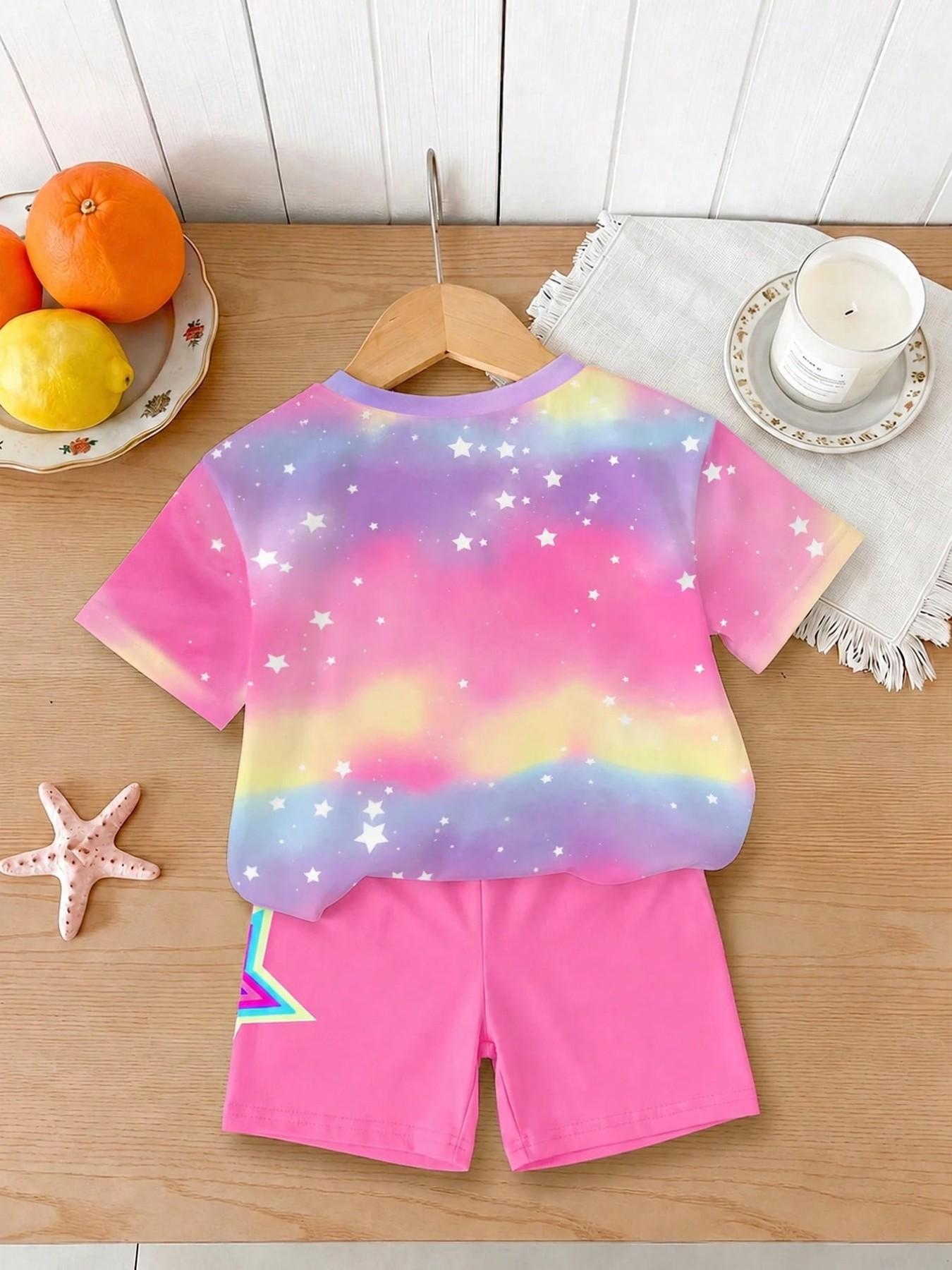 Trendy street-style two-piece  - Tie Dye Two Piece ulasan dan harga