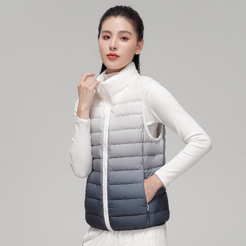 Women Fashion Gradient Ultra L - Puffer Vest Fashion Women ulasan dan harga