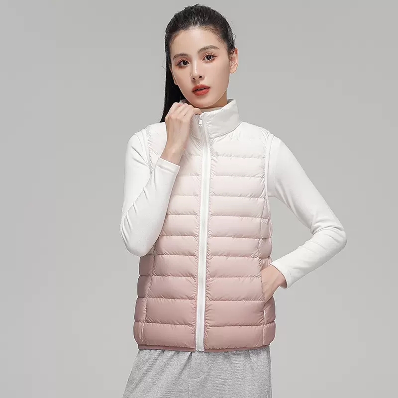 Women Fashion Gradient Ultra L - Puffer Vest Fashion Women ulasan dan harga