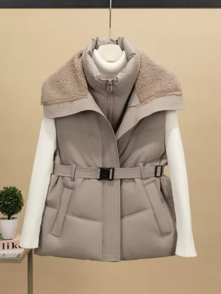 New Women's Quilted Puffer Cot - Puffer Vest Fashion Women ulasan dan harga