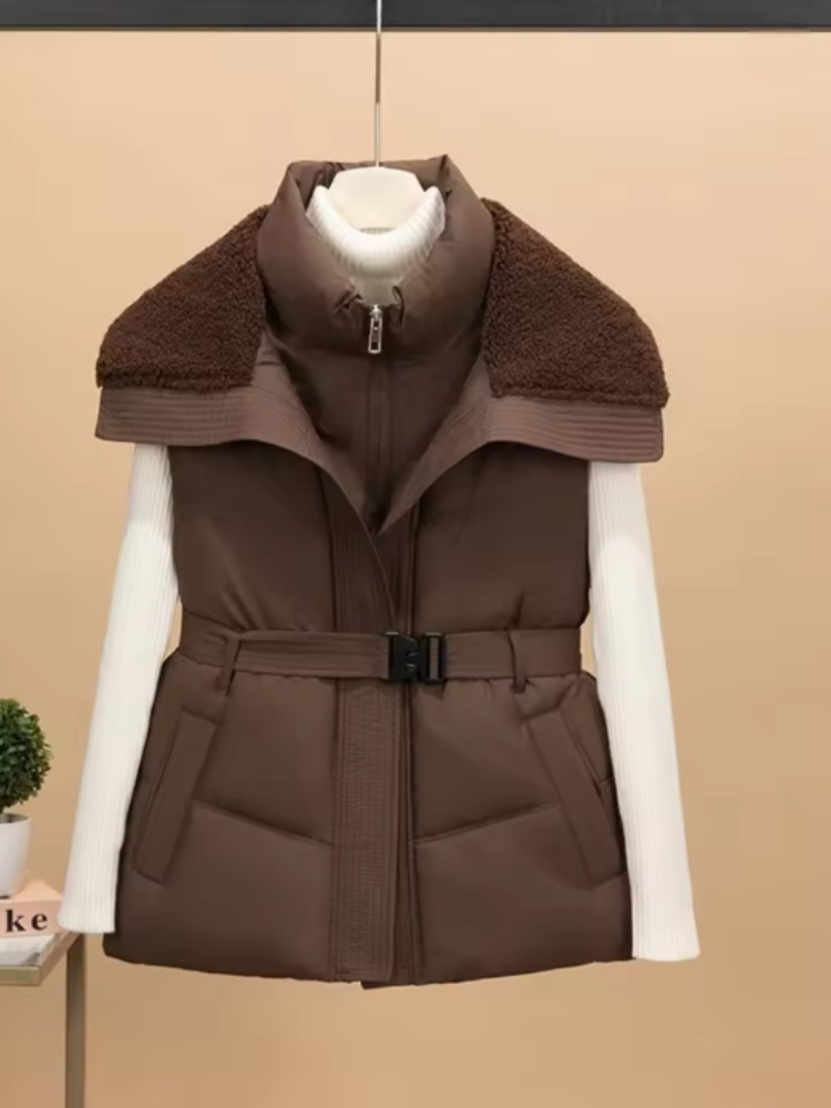 New Women's Quilted Puffer Cot - Puffer Vest Fashion Women ulasan dan harga