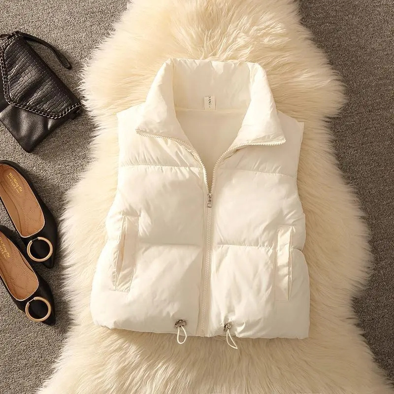 Women's Padded Puffer Sleevele - Puffer Vest Fashion Women ulasan dan harga
