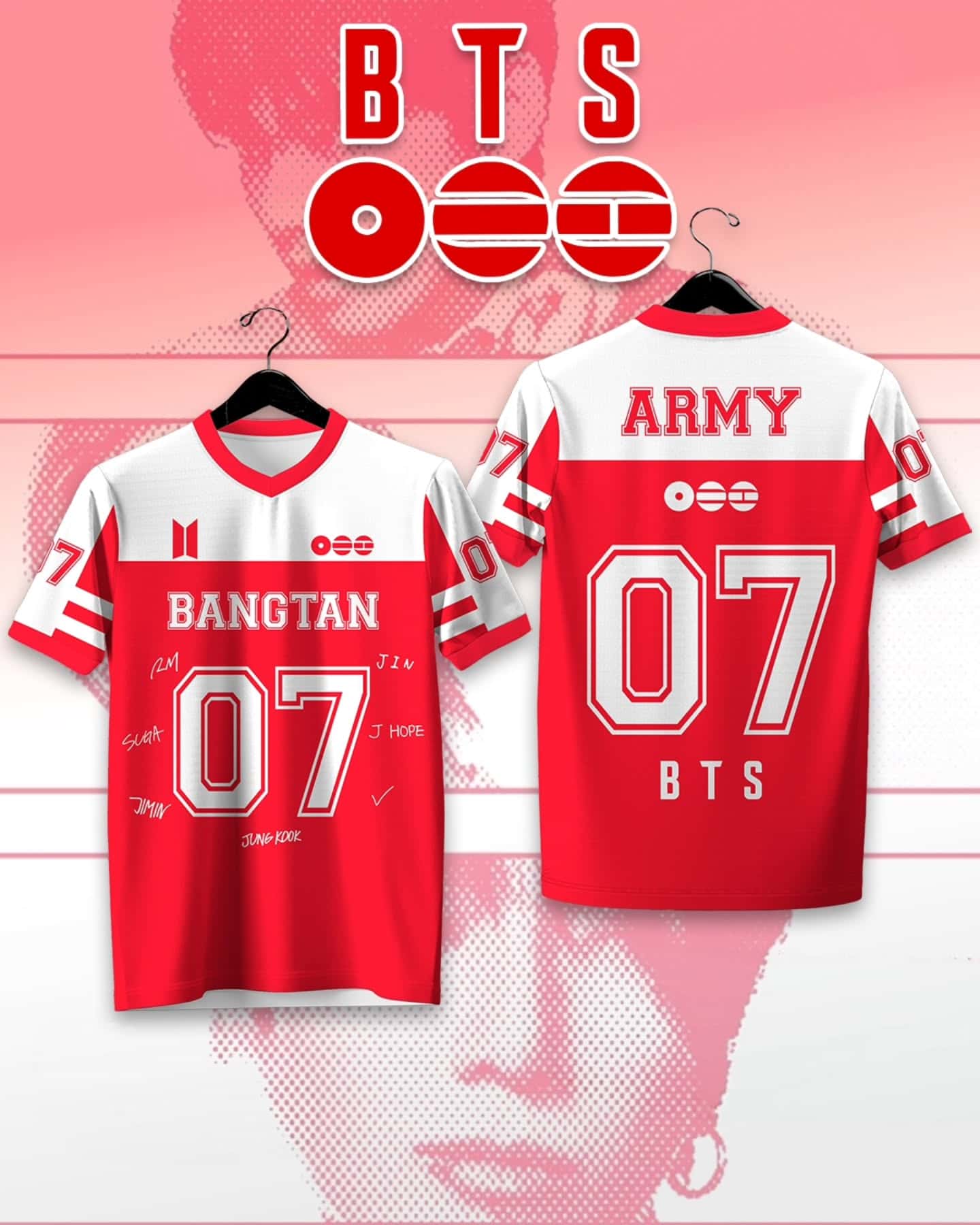 BTS ARMY New Rugby Jersey KPOP - Women'S Fashion Rugby Top ulasan dan harga