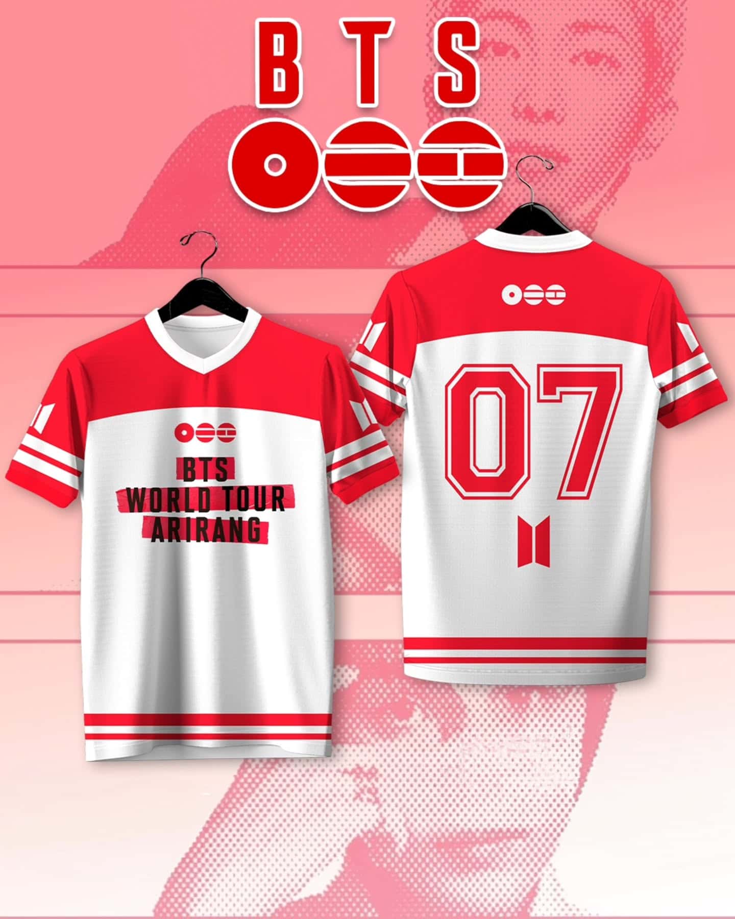 BTS ARMY New Rugby Jersey KPOP - Women'S Fashion Rugby Top ulasan dan harga