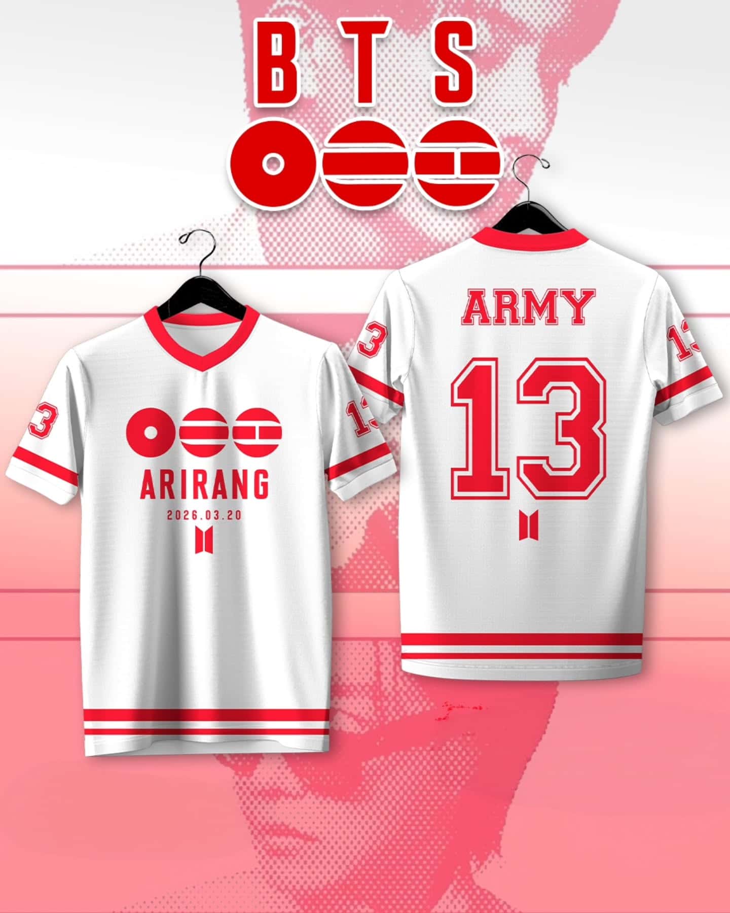 BTS ARMY New Rugby Jersey KPOP - Women'S Fashion Rugby Top ulasan dan harga