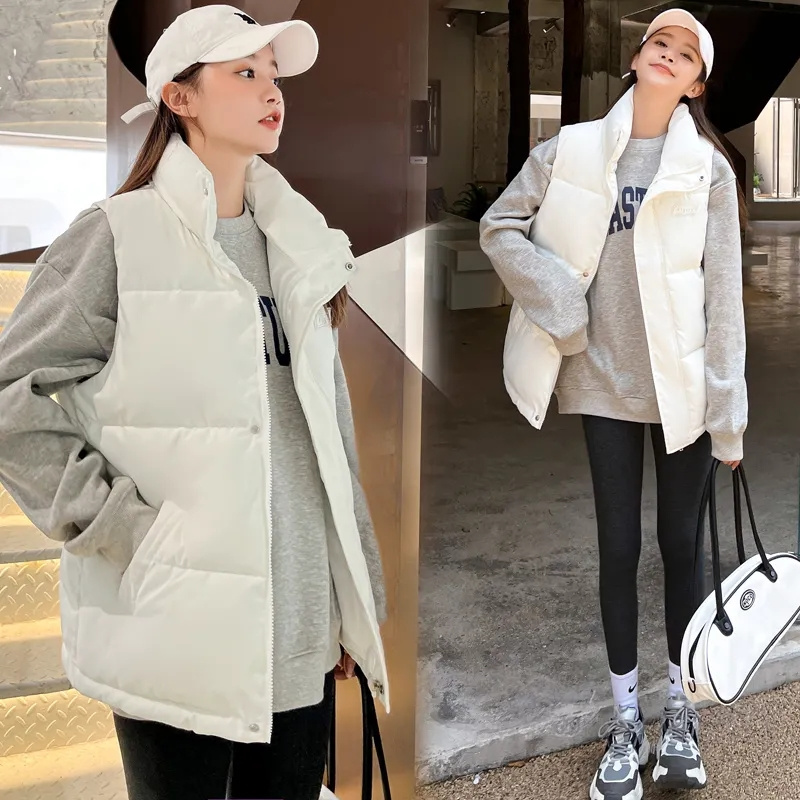 Fall Winter Warm Cropped Vest  - Puffer Vest Fashion Women ulasan dan harga