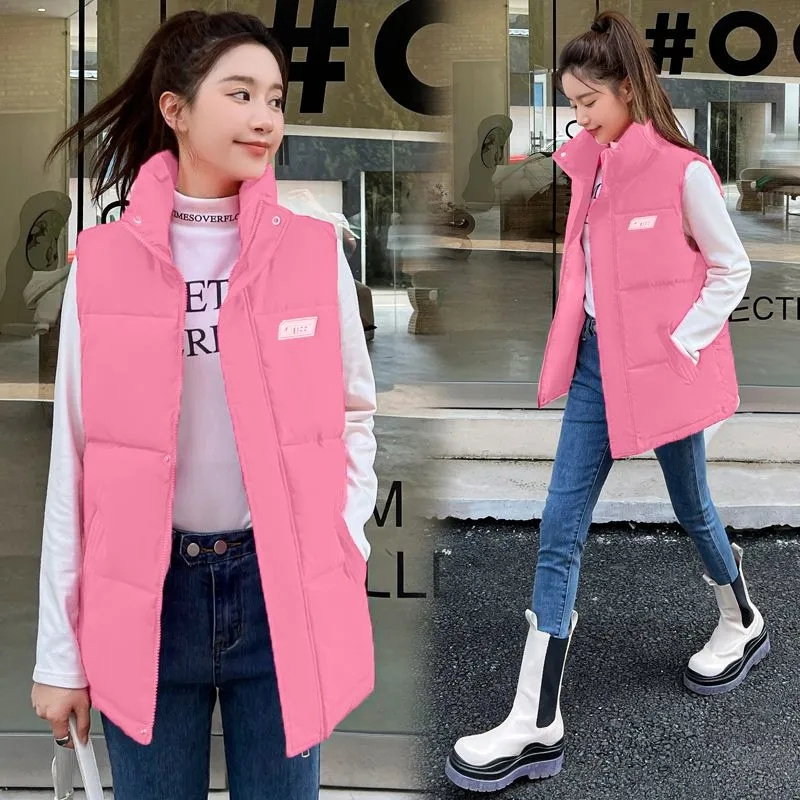 Fall Winter Warm Cropped Vest  - Puffer Vest Fashion Women ulasan dan harga