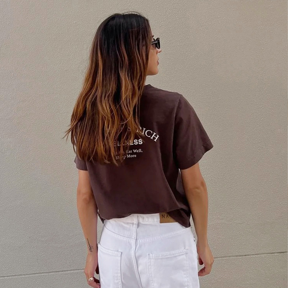 American Vintage Letters Print - Women'S Fashion In The 90S ulasan dan harga
