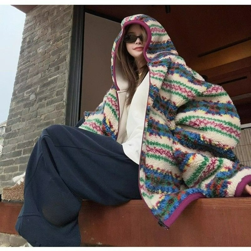2025 Spring and Autumn New Ver - Women'S Fashion Zip Up Hoodies ulasan dan harga