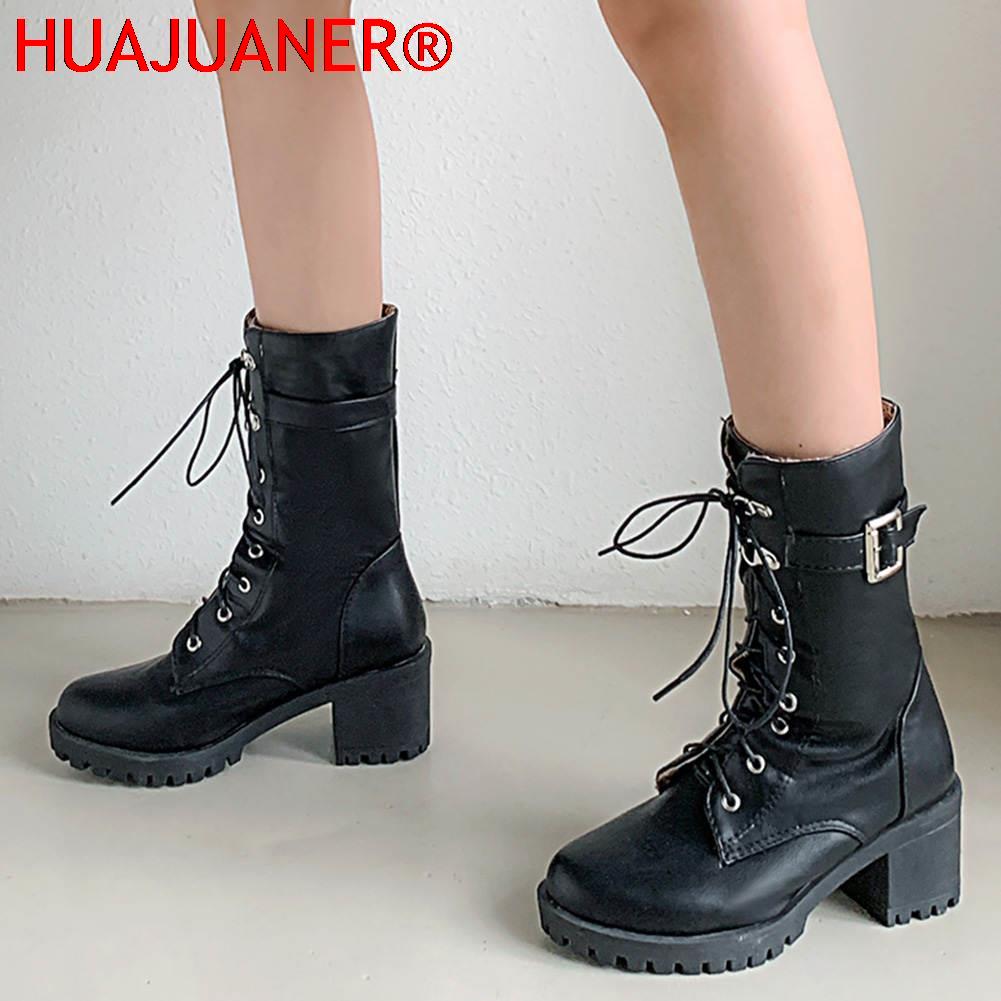 HUAJUANER 2026 Big Size 45 Aut - Women'S Fashion Riding Boots ulasan dan harga