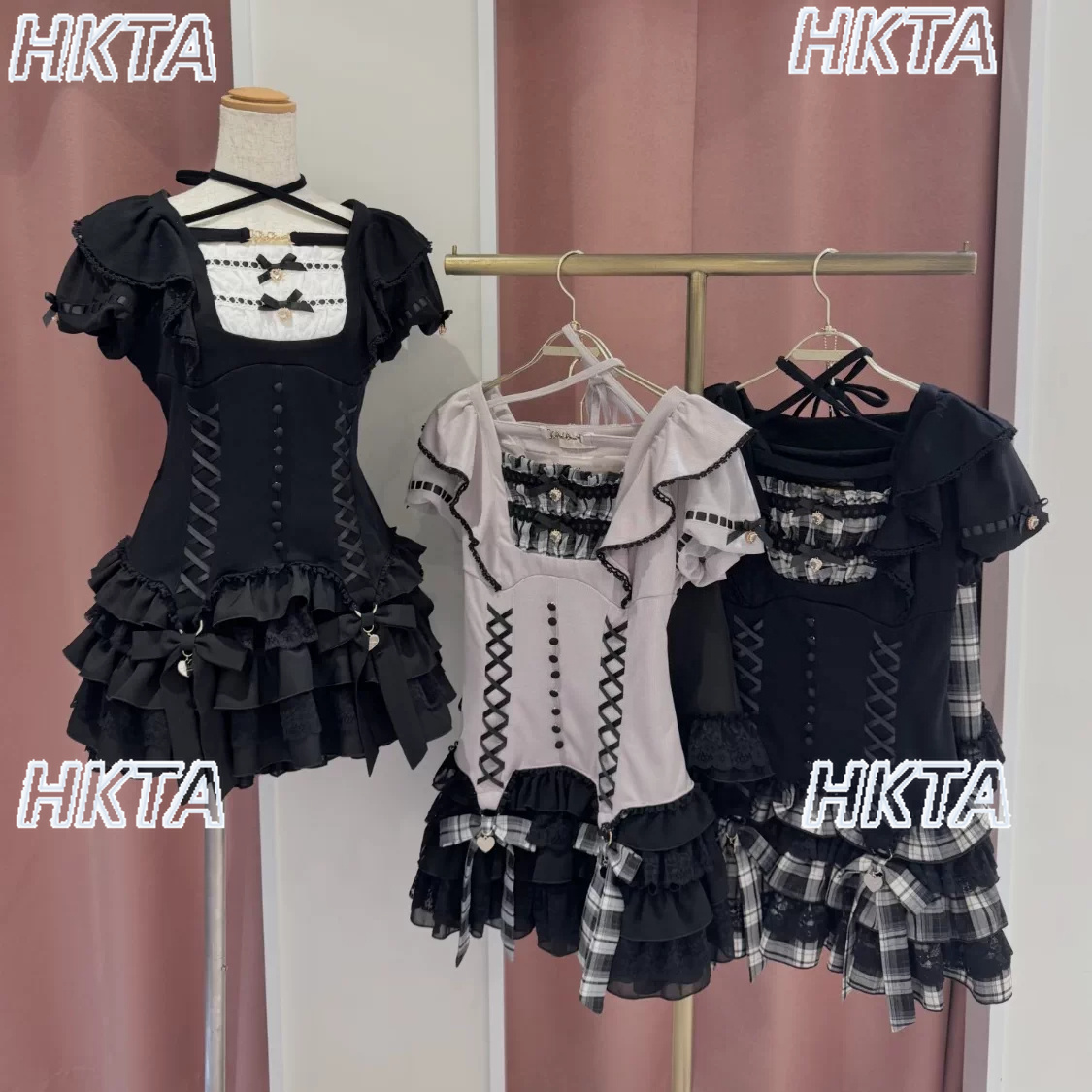 Liz Japanese Sweet Fairy Ruffl - Ruched Dress Mini ulasan dan harga