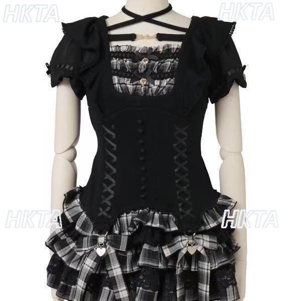 Liz Japanese Sweet Fairy Ruffl - Ruched Dress Mini ulasan dan harga