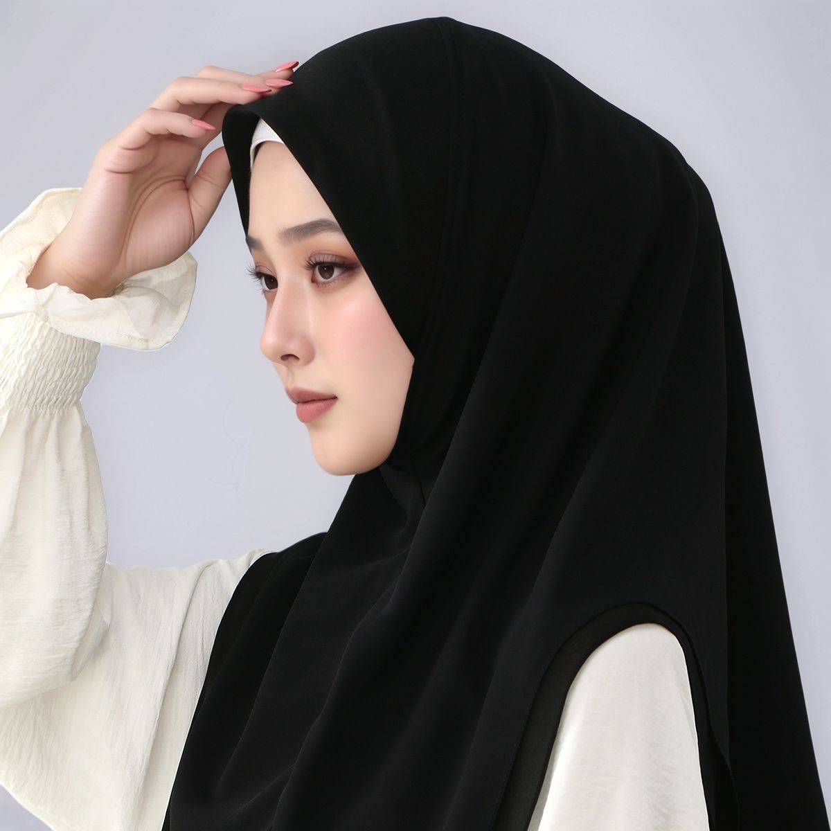 New Double layered Chiffon Rea - Women'S Fashion Layering ulasan dan harga