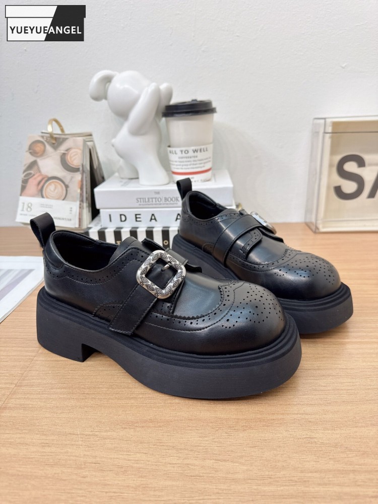 British Style Solid Color Roun - Sale Fashion Women ulasan dan harga