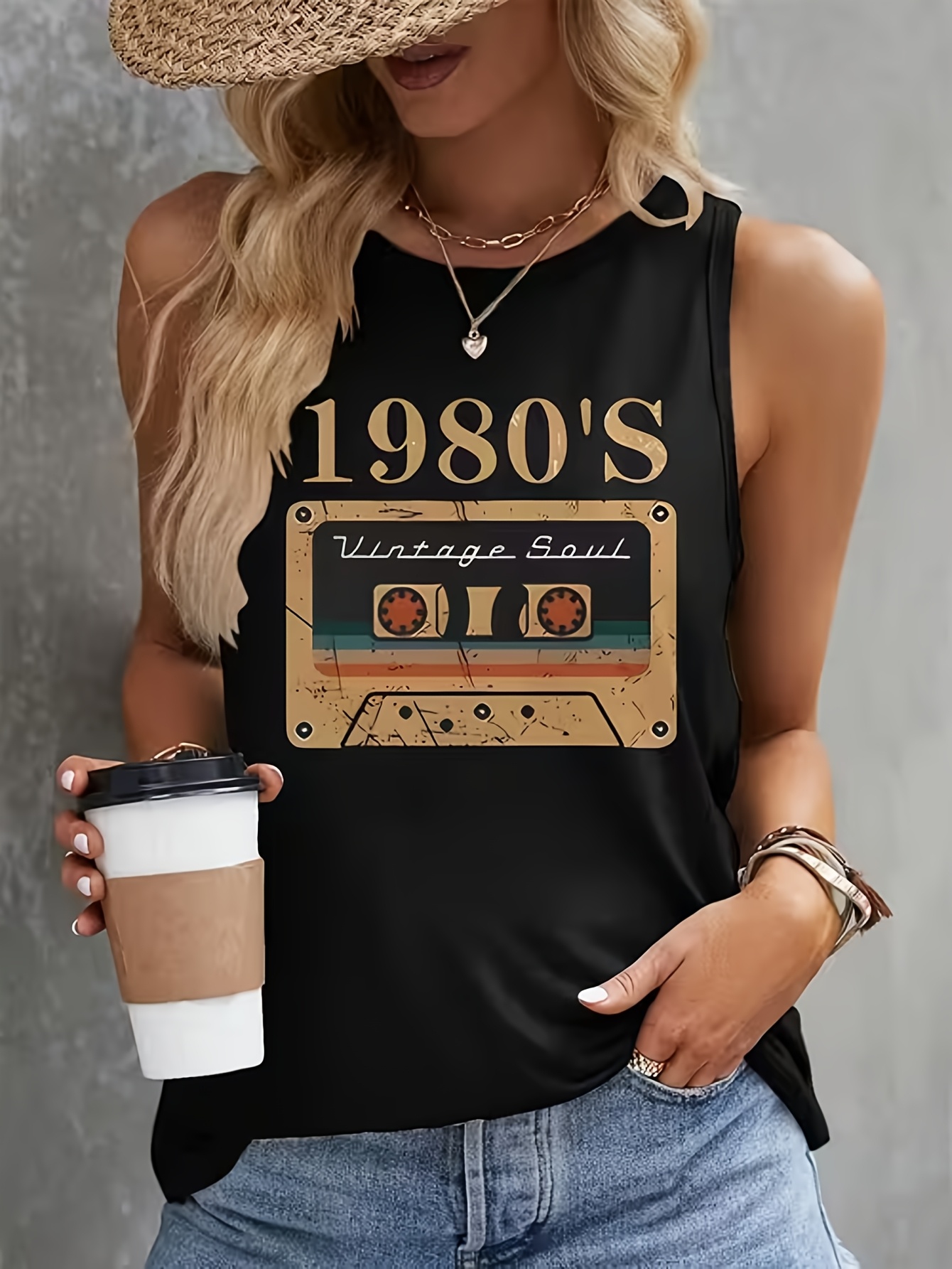 Trendy Versatile Women's Tank  - Women'S Fashion In The 90S ulasan dan harga