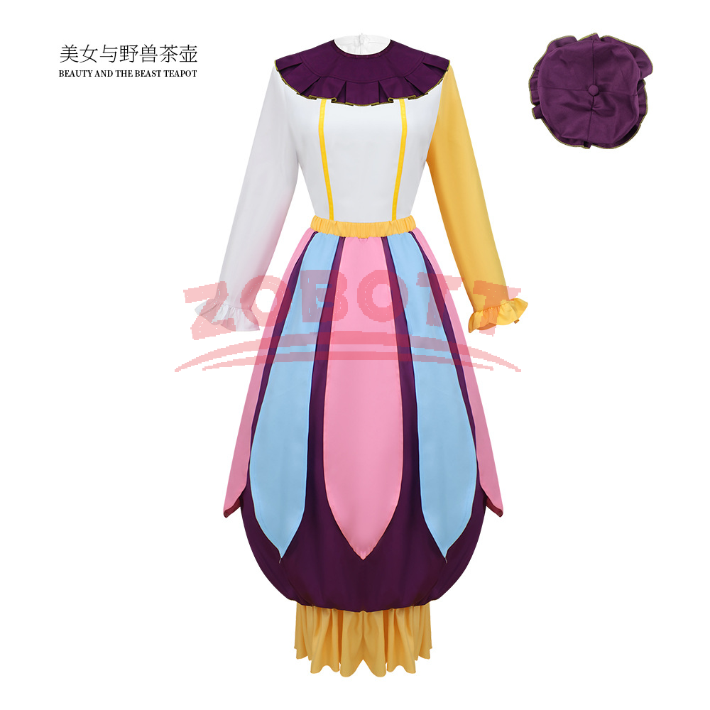Tea Pot Mrs Potts Cosplay Long - Women Fashion Hats ulasan dan harga