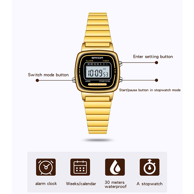 SANDA Women Golden Classic Qua - Women Fashion Zone ulasan dan harga