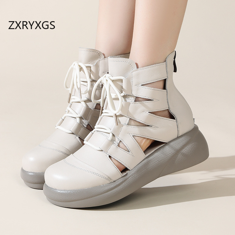 ZXRYXGS Top Layer Cowhide Roma - Women'S Fashion Layering ulasan dan harga