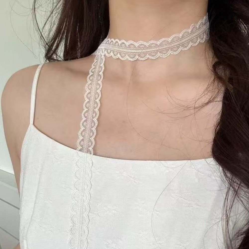 Sweet Gothic Lace Choker Stack - Women'S Fashion Layering ulasan dan harga