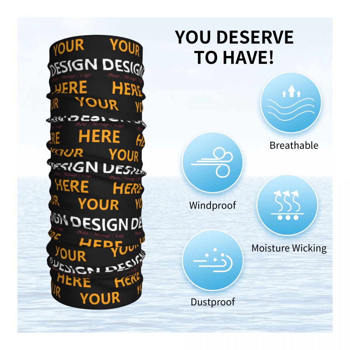 Custom Your Design Here Bandan - Women Fashion Logo Design ulasan dan harga