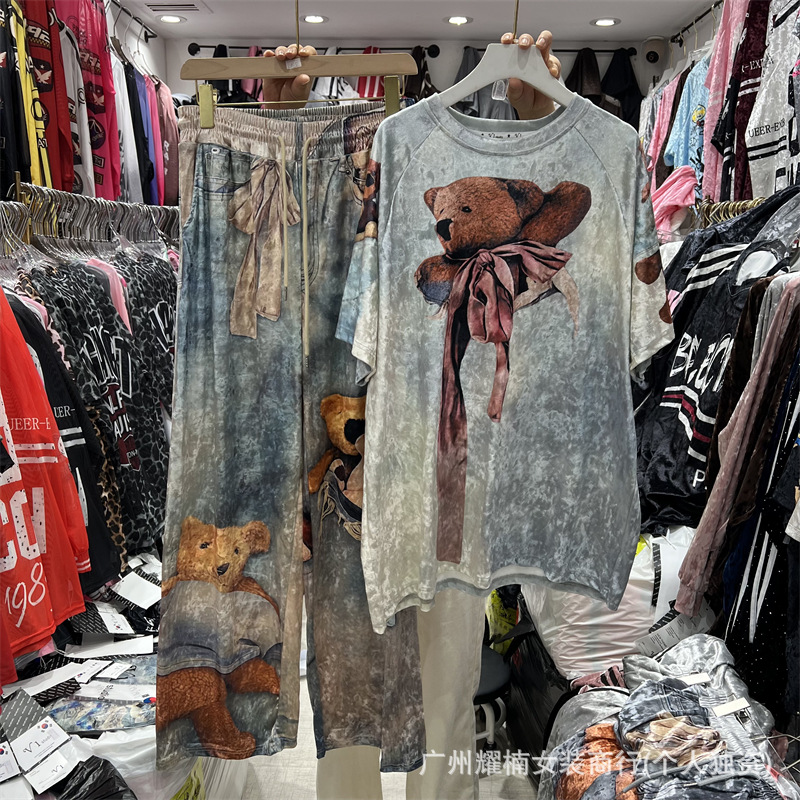 Fashion Spring Summer Women Tw - Tie Dye Two Piece ulasan dan harga