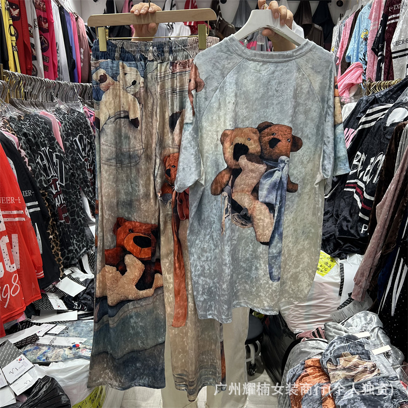 Fashion Spring Summer Women Tw - Tie Dye Two Piece ulasan dan harga