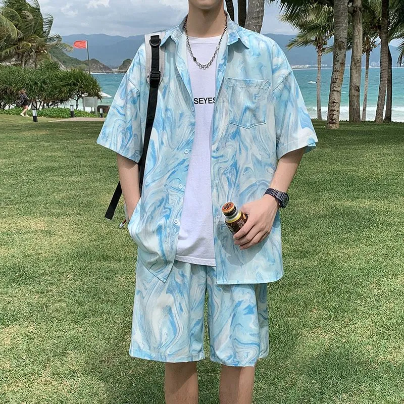 Men's Hawaiian Beach Tie Dye S - Tie Dye Two Piece ulasan dan harga