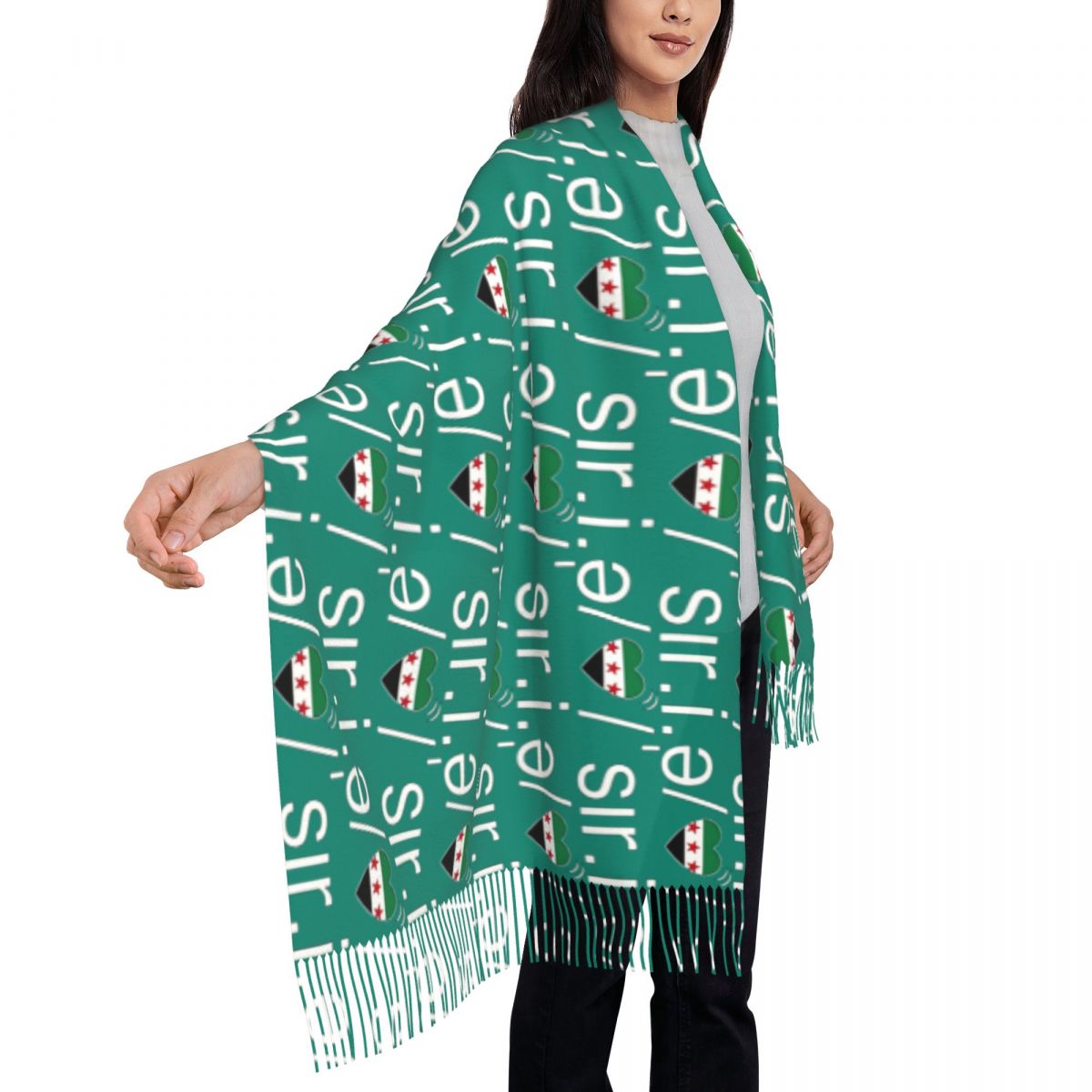 Syrian Revolution Flag Scarf w - Women'S Fashion Revolution ulasan dan harga
