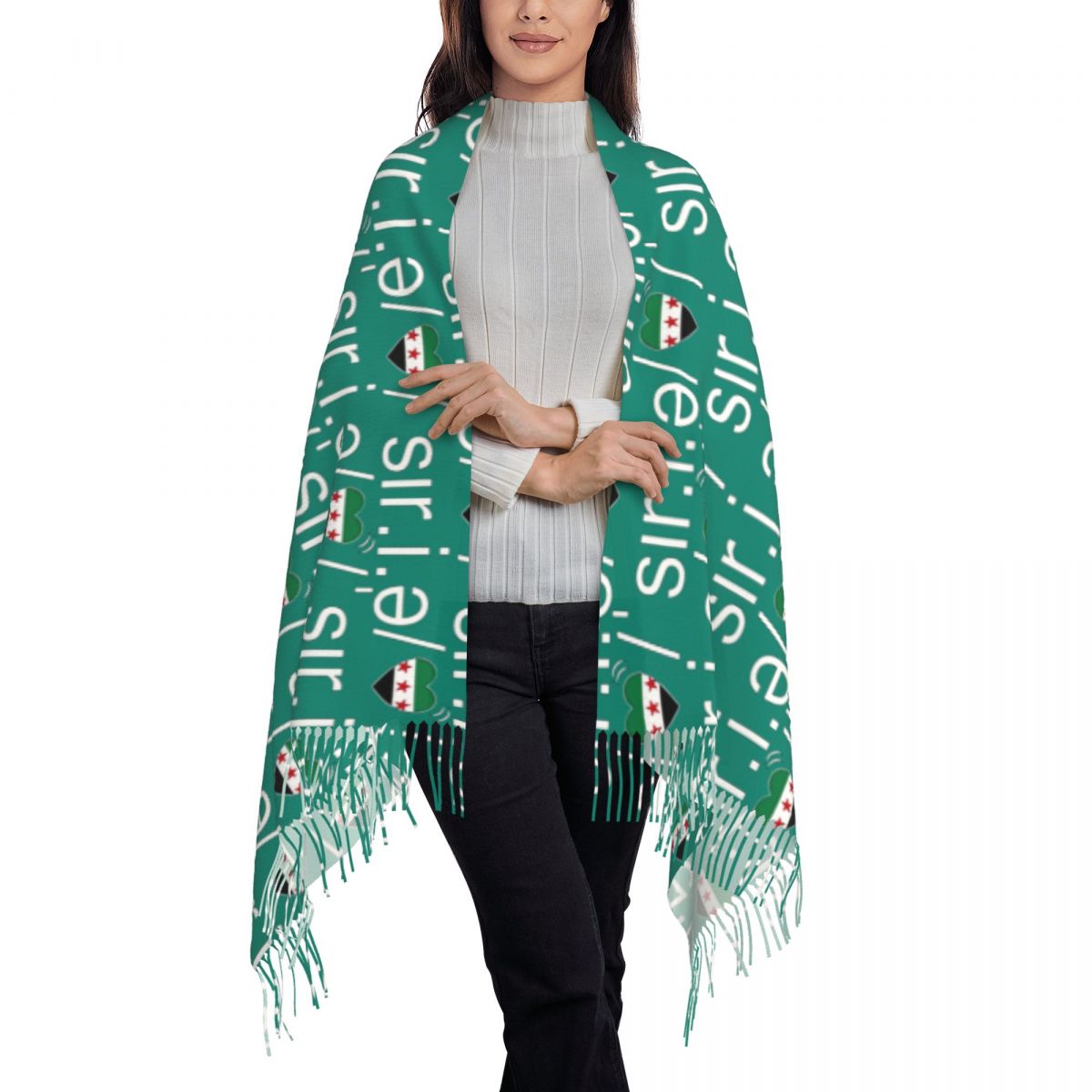Syrian Revolution Flag Scarf w - Women'S Fashion Revolution ulasan dan harga