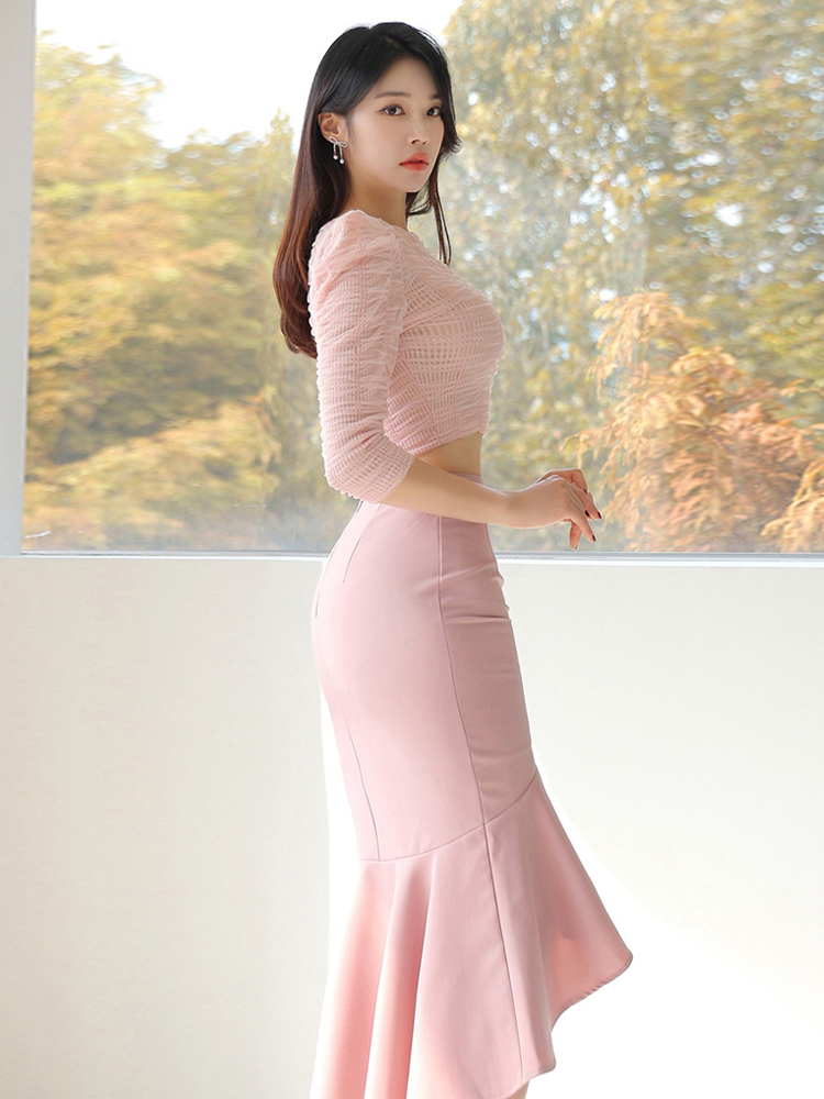 New Fashion Sexy Pink Sweet 2  - Women'S Fashion Long Coat ulasan dan harga