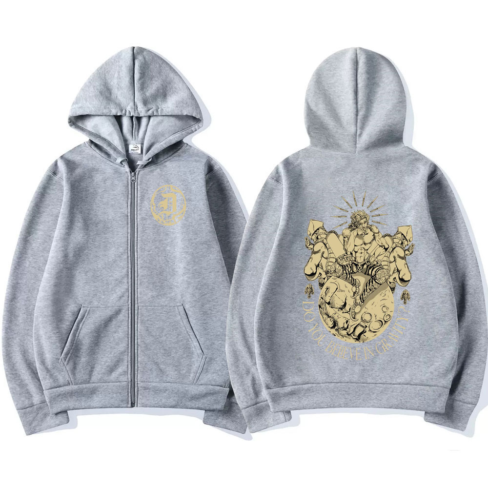 Anime Jojo Bizarre Adventure Z - Women'S Fashion Zip Up Hoodies ulasan dan harga