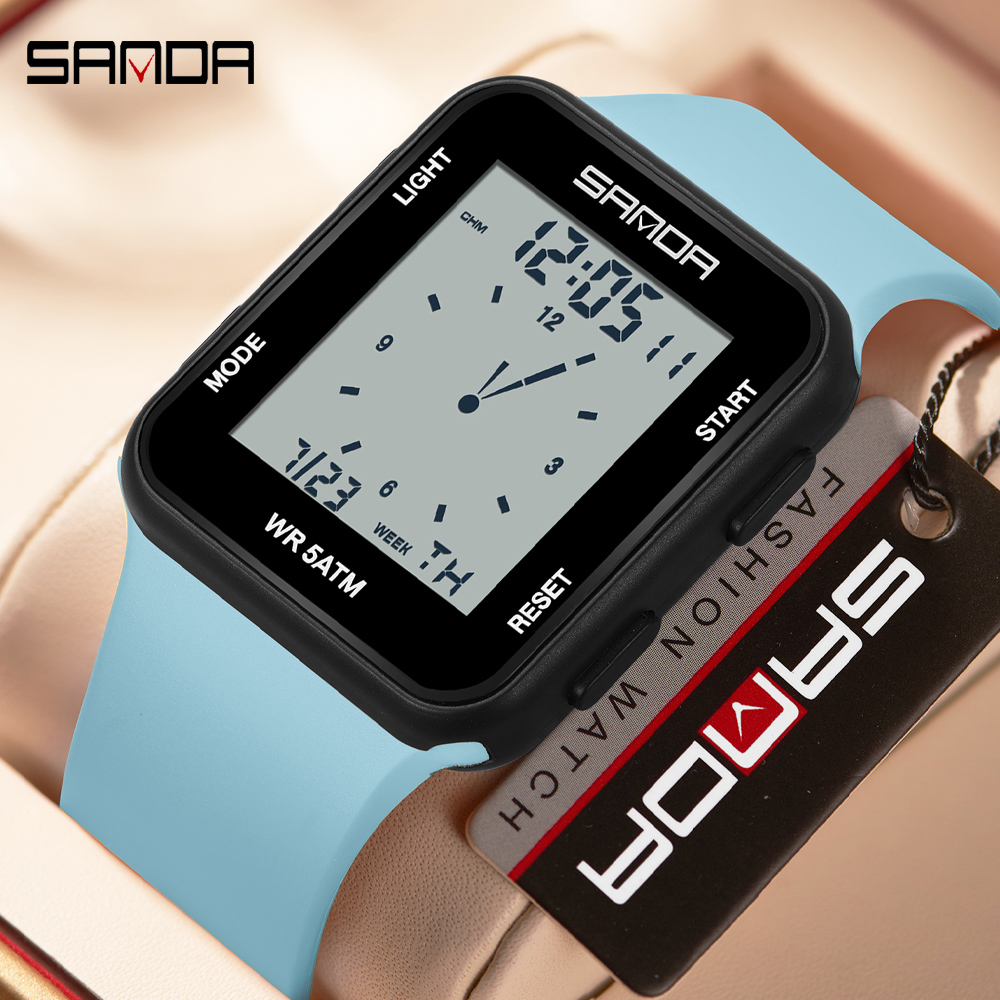 SANDA New Fashion Men Women El - Women Fashion Zone ulasan dan harga