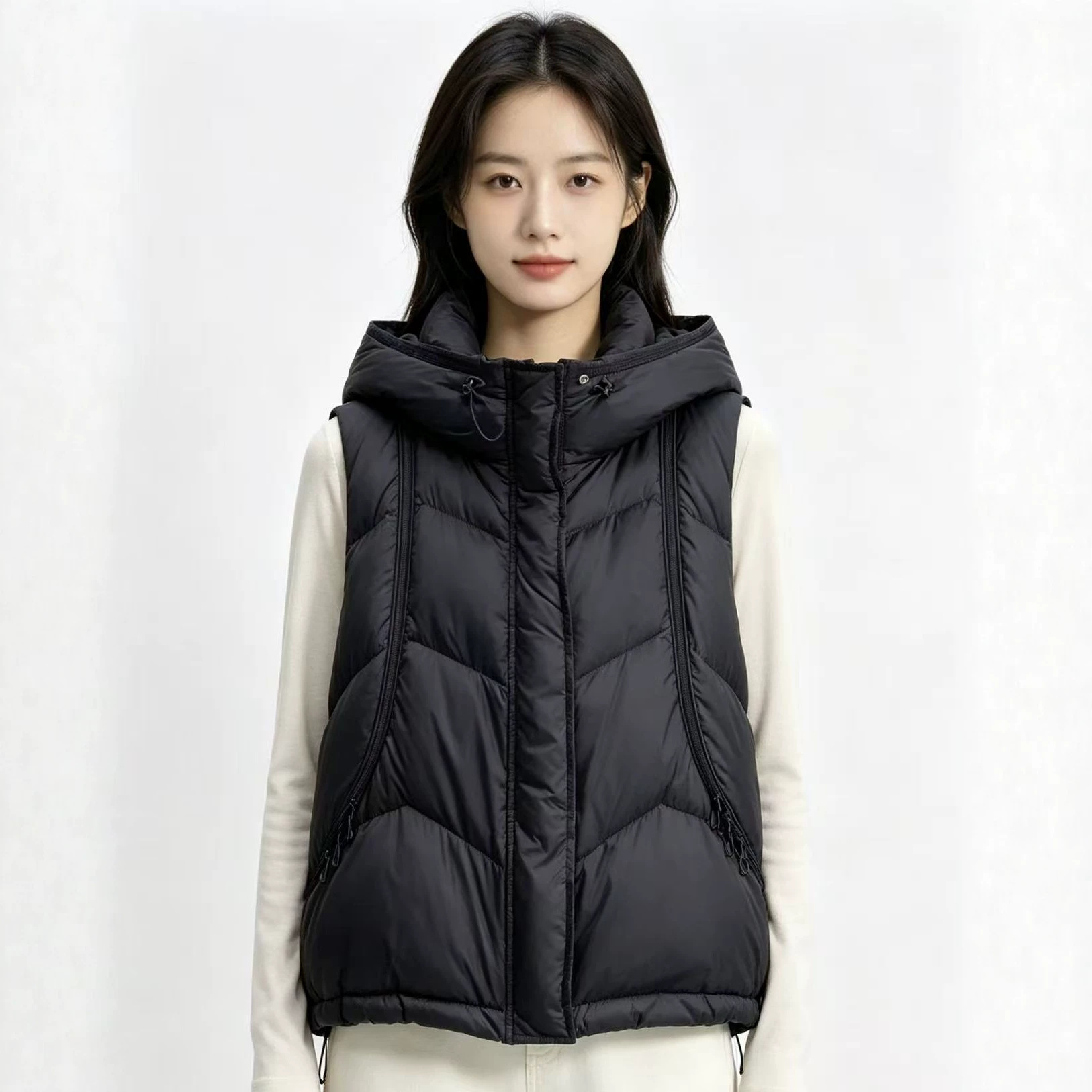 Autumn Winter Women Down Cotto - Puffer Vest Fashion Women ulasan dan harga