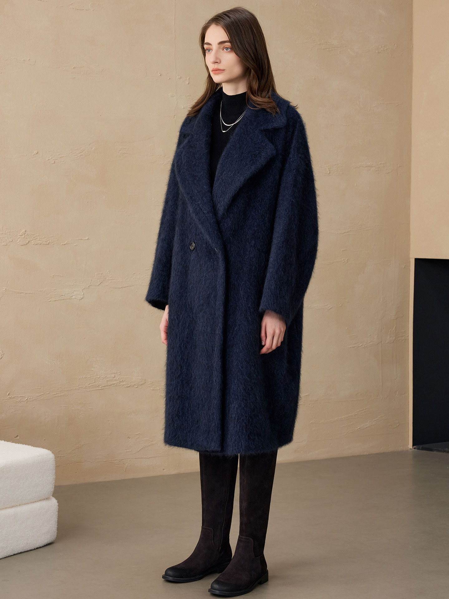 Allingentle Women's Blazer Woo - Women'S Fashion Long Coat ulasan dan harga