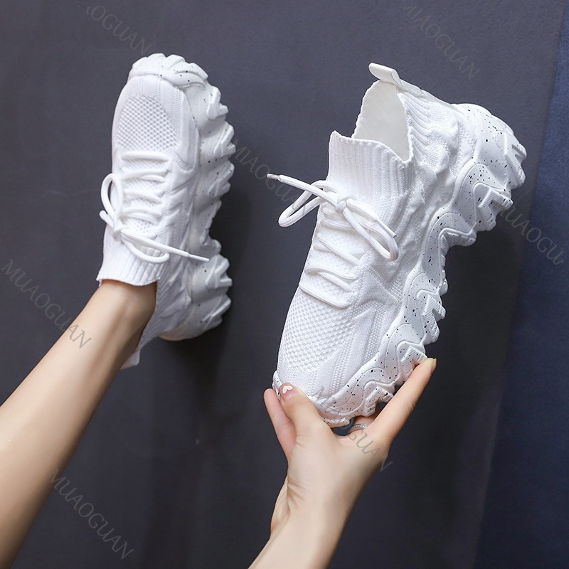 Women Chunky Sneakers Breathab - Women'S Fashion Running Shoes ulasan dan harga