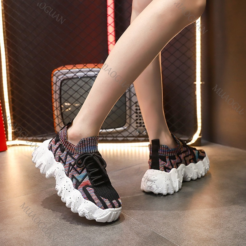 Women Chunky Sneakers Breathab - Women'S Fashion Running Shoes ulasan dan harga