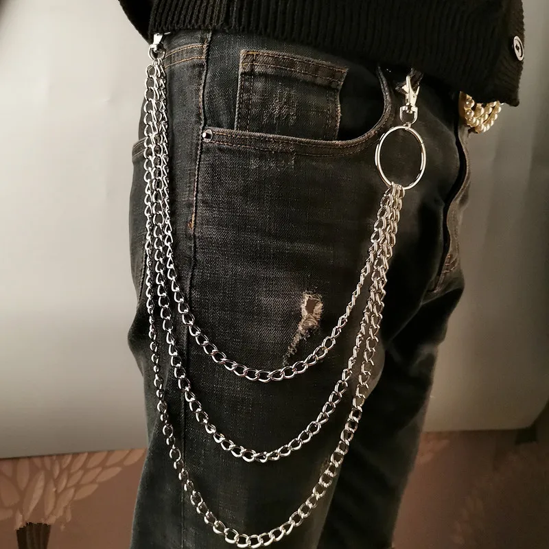 Layer Metal Belt Chain Punk Ho - Women'S Fashion Layering ulasan dan harga