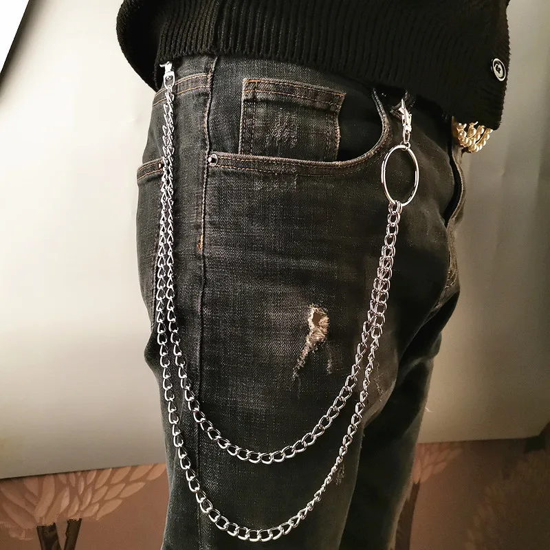 Layer Metal Belt Chain Punk Ho - Women'S Fashion Layering ulasan dan harga