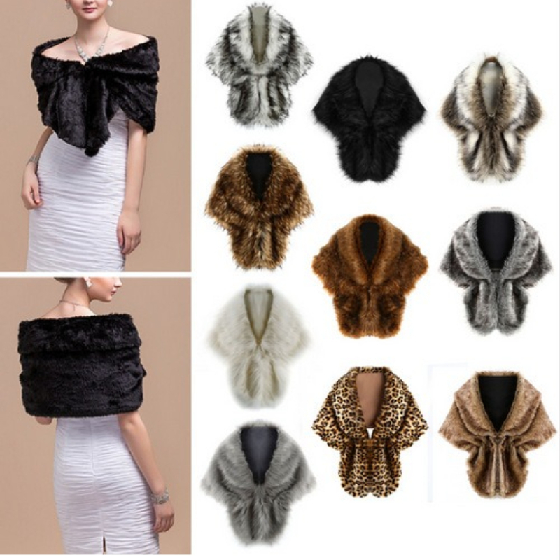 Solid Color Faux Fur Long Plus - Women'S Fashion Long Coat ulasan dan harga