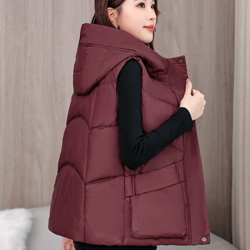 Winter 2026 Fashionable Oversi - Puffer Vest Fashion Women ulasan dan harga