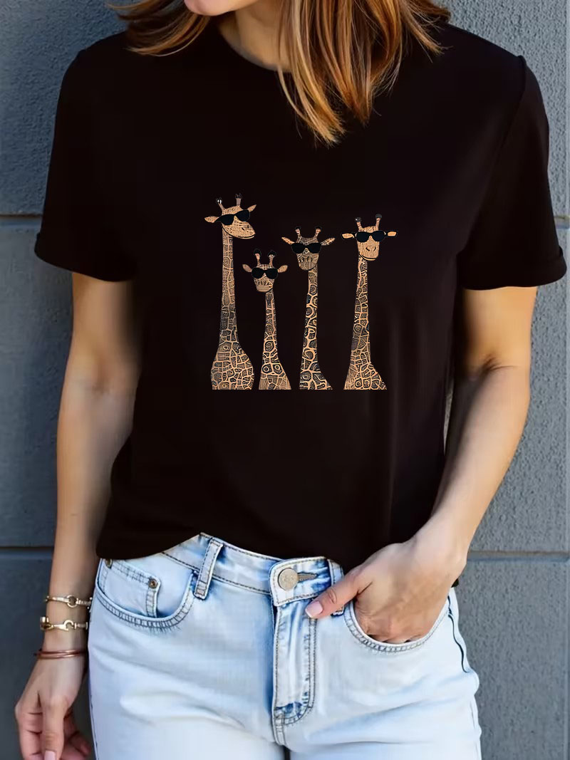 Fashion Cute Giraffe Print Wom - Women'S Fashion In The 90S ulasan dan harga