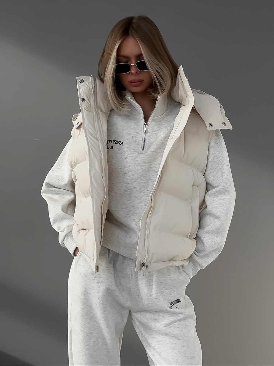 Women's Autumn Winter Sleevele - Puffer Vest Fashion Women ulasan dan harga